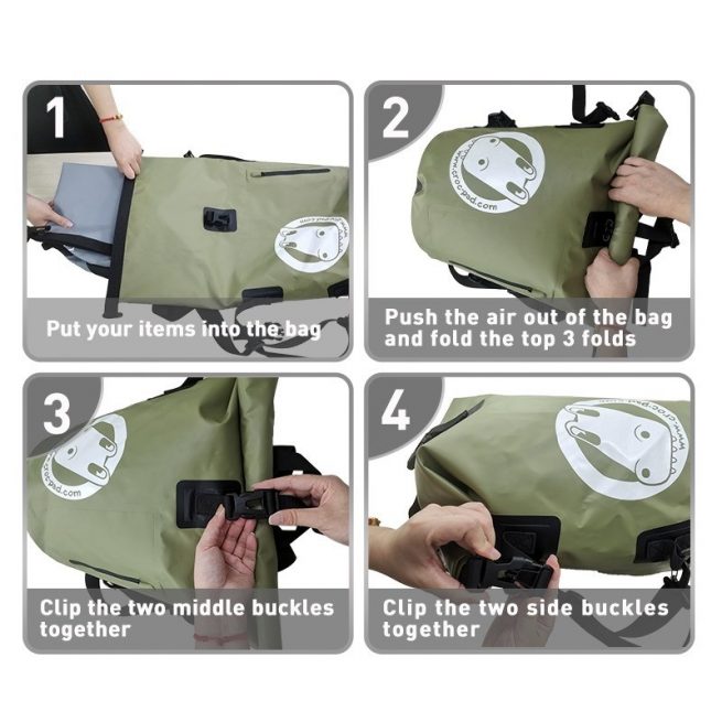 Crocpad 30L dry bag instructions